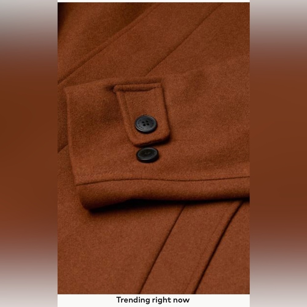 H&M Wool Blend Car Coat - Picture 4 of 9